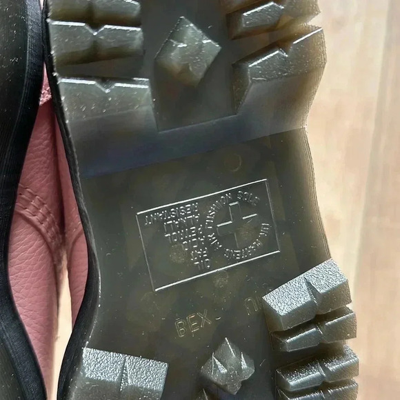 NEW Dr. Martens 8053 Quad Leather Platform Pink/Peach Women’s Sz 5 Men’s 4 - Picture 8 of 9